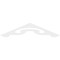 Ekena Millwork Pitch Northwest Architectural Grade PVC Gable Pediment, 60"W x 12 1/2"H x 1"P (5/12) GPP060X013X100NOR - alternate 4
